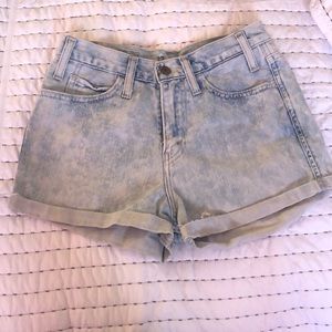 I am selling vintage Levi cuffed shorts